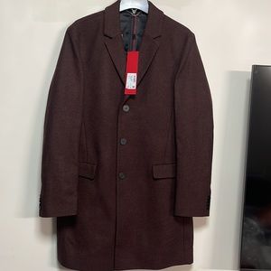BNWT Hugo boss Men’s Long wool coat (Migor1941) Rust Color 38R